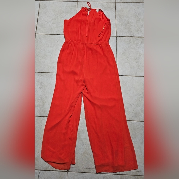 Gianni bini red orange jumpsuit large - Picture 6 of 6